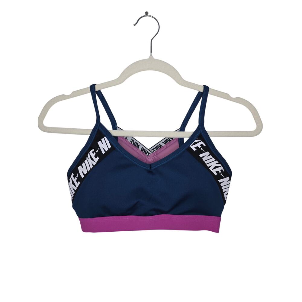 NIKE Teal-Pink Back Mesh Sports Bra